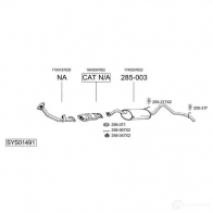 Задний глушитель BOSAL 3351641850873 185087 529408 I RZP1U