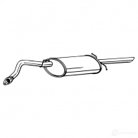 Глушитель BOSAL 3351642788755 533035 278-875 9D Q6M9K