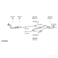 Задний глушитель BOSAL 3351642829939 282993 1423230817 VX YQ255