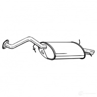 Глушитель BOSAL 115-157 CK 490 3351641151574 528663