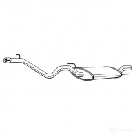 Глушитель BOSAL Volkswagen Golf 3 (1H1) Хэтчбек 1.4 55 л.с. 1991 – 1997 IVCJ4 QV 282-683 3351642826839