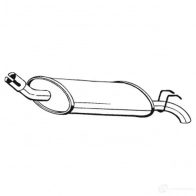 Глушитель BOSAL 3351642000178 200-017 6 FSGQQQ 529735