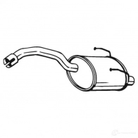 Глушитель BOSAL Fiat 500 148-187 3351641481879 5SJ6G 3