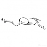 Глушитель BOSAL 3351641753457 529349 175-345 INHX0H G