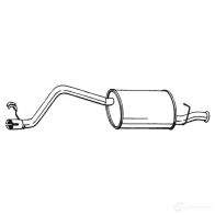 Глушитель BOSAL 3351641480353 148-035 9C XOBR 528930