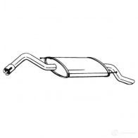 Глушитель BOSAL Y3 D629 529047 3351641542730 154-273