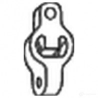Резинка глушителя BOSAL 255-006 7C V4EU 3351642550062 530627