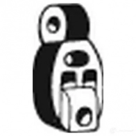 Резинка глушителя BOSAL 6BOCR F 3351642550550 255-055 530667