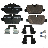 Оригинальные задние тормозные колодки 1er E81 E87 3er E90 BMW BJQ 7T 34216788183 21620556 - Изображение 2