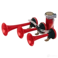 Пневматический, электрический звуковой сигнал BOSCH S0UC0 0328003025 2-3 TONE, 12V 3-TONE; RED 323477