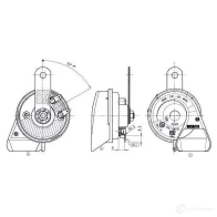 Пневматический, электрический звуковой сигнал BOSCH 6E4E6 365145 EC9C 12V LOW; BLACK 9320335207 - Изображение 6