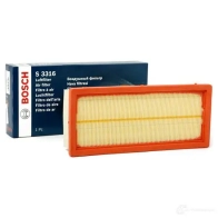 Воздушный фильтр BOSCH 6MQZ0 1457433316 349175 S 3316 - Изображение 2