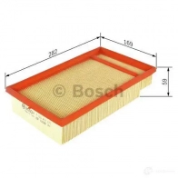 Воздушный фильтр BOSCH OUUSPCL 370031 f026400175 S017 5 - Изображение 3