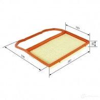 Воздушный фильтр BOSCH f026400285 YOWYU8U S0 285 370134 - Изображение 7