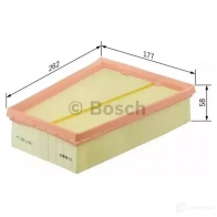 Воздушный фильтр BOSCH AKFRKQV S038 0 f026400380 370207 - Изображение 3