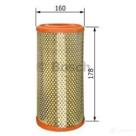 Воздушный фильтр BOSCH 349002 S 2138 5CE9K 1457432138 - Изображение 3
