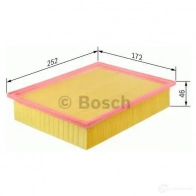 Воздушный фильтр BOSCH f026400044 369906 444U0I S 0044 - Изображение 3