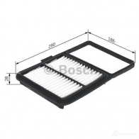 Воздушный фильтр BOSCH S 0170 P50Z9TH 370026 f026400170 - Изображение 4