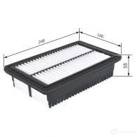 Воздушный фильтр BOSCH S 0558 370313 f026400558 GN5Q37Q - Изображение 4