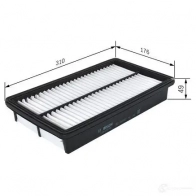 Воздушный фильтр BOSCH 1193529536 f026400495 S 0495 7ZAOB - Изображение 6