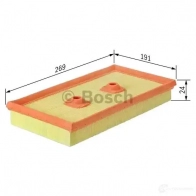 Воздушный фильтр BOSCH f026400342 CAII0H 370179 S03 42 - Изображение 3