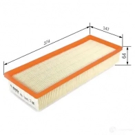 Воздушный фильтр BOSCH L0GPP 370247 f026400449 S 0449 - Изображение 4