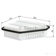 Воздушный фильтр BOSCH 370027 S 0171 DZ0LG9 f026400171 - Изображение 5