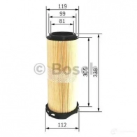 Воздушный фильтр BOSCH 370068 LHMSMU S0 214 f026400214 - Изображение 2