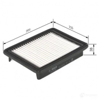 Воздушный фильтр BOSCH S 0584 f026400584 1193529612 5PVKN4 - Изображение 6