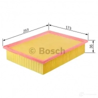 Воздушный фильтр BOSCH 5ZY69 f026400465 S 0465 370262 - Изображение 3