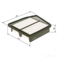 Воздушный фильтр BOSCH 1437240749 I7 5VE f026400328 - Изображение 5