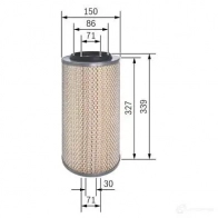 Воздушный фильтр BOSCH 370165 f026400322 S 0322 N3DAZ - Изображение 6