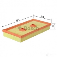 Воздушный фильтр BOSCH 9EHRK f026400482 370271 S04 82 - Изображение 4