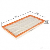 Воздушный фильтр BOSCH 370158 4R599W1 S 0312 f026400312 - Изображение 5