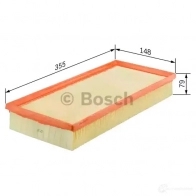 Воздушный фильтр BOSCH 370220 T34OA4 f026400409 S0 409 - Изображение 2