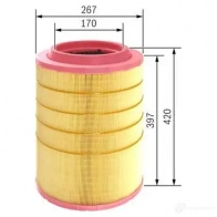 Воздушный фильтр BOSCH S 0533 MS18LEF f026400533 370300 - Изображение 1
