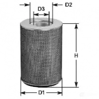 Воздушный фильтр BOSCH S 0538 370304 f026400538 2WJ4F12 - Изображение 1