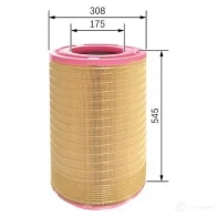 Воздушный фильтр BOSCH S 0538 370304 f026400538 2WJ4F12 - Изображение 4