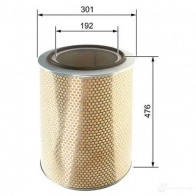 Воздушный фильтр BOSCH f026400076 S 0076 DAKTLM 369937 - Изображение 3