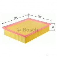 Воздушный фильтр BOSCH 1457432178 S 2178 349014 UHA51L1
