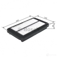 Воздушный фильтр BOSCH S0231 370085 f026400231 S 0231 - Изображение 2