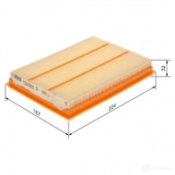 Воздушный фильтр BOSCH 37RIE6Y S 0602 1193529618 f026400602 - Изображение 10