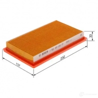 Воздушный фильтр BOSCH 29C IB 1437240874 09864b0039 - Изображение 6