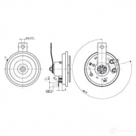 Пневматический звуковой сигнал BOSCH FC 4 365085 D5S8JIS 9320332008
