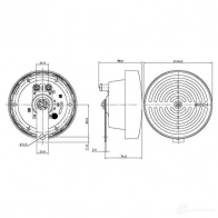 Пневматический звуковой сигнал BOSCH 0320223012 323411 G8E2Y7J EUROPA STD TYPE B, 12V HIGH; BLACK - Изображение 3