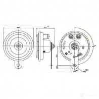 Пневматический звуковой сигнал BOSCH 3165143969595 UITE2B 3 334735 0986320142 - Изображение 3