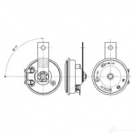 Пневматический звуковой сигнал BOSCH 6033fb4102 FC9 24V LOW; STEEL 362070 7MOZGA6 - Изображение 3
