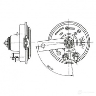 Пневматический звуковой сигнал BOSCH 3165142323725 323331 O6 CXE 0320043154 - Изображение 3