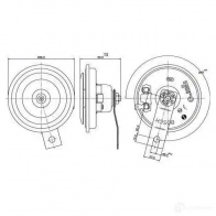 Пневматический звуковой сигнал BOSCH 0986320156 3165143969830 49 KZL 334752 - Изображение 3