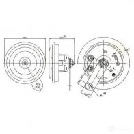 Пневматический звуковой сигнал BOSCH 3165142024752 QB OXM9 0320043032 323317 - Изображение 3